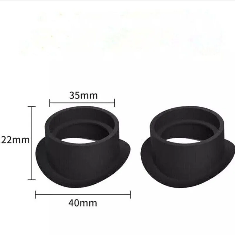 2PCS 35mm Eyecup Eepiece Cover for Microscope Skin Friendly Eye Care Soft Rubber Eye Shield Stereo Microscope Eye Guards