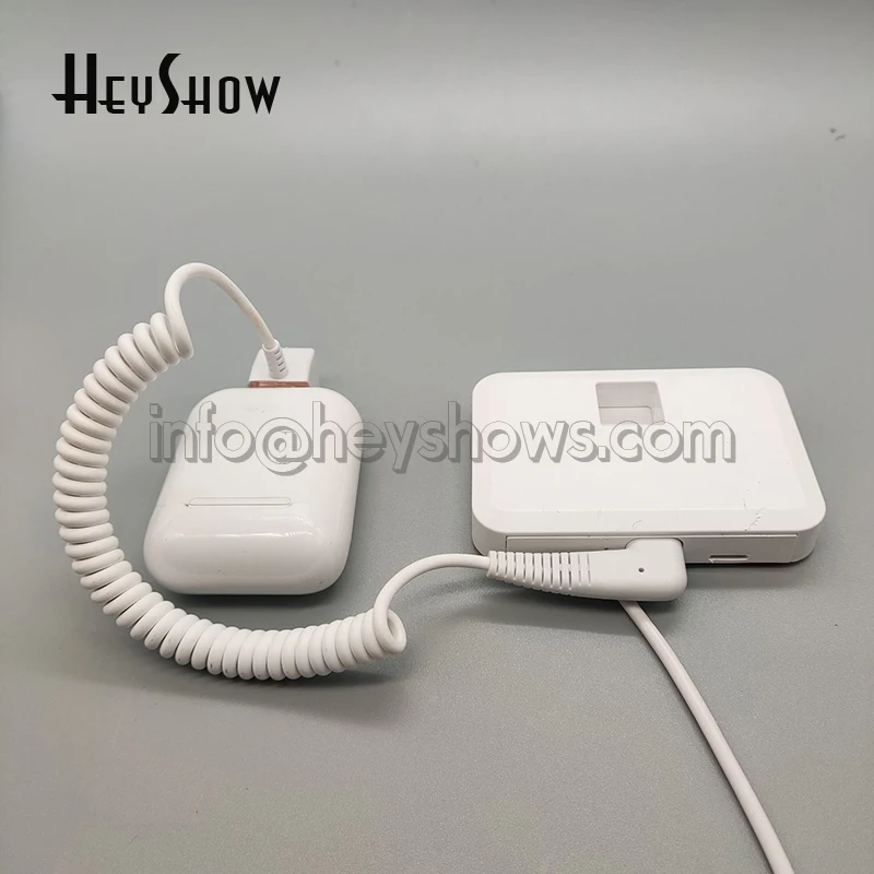 Standalone Telefon Sicherheit Stehen AirPods Anti-Diebstahl Display Halter Lade Huawei Apple Uhr Einbrecher Alarm Für Einzelhandel Shop