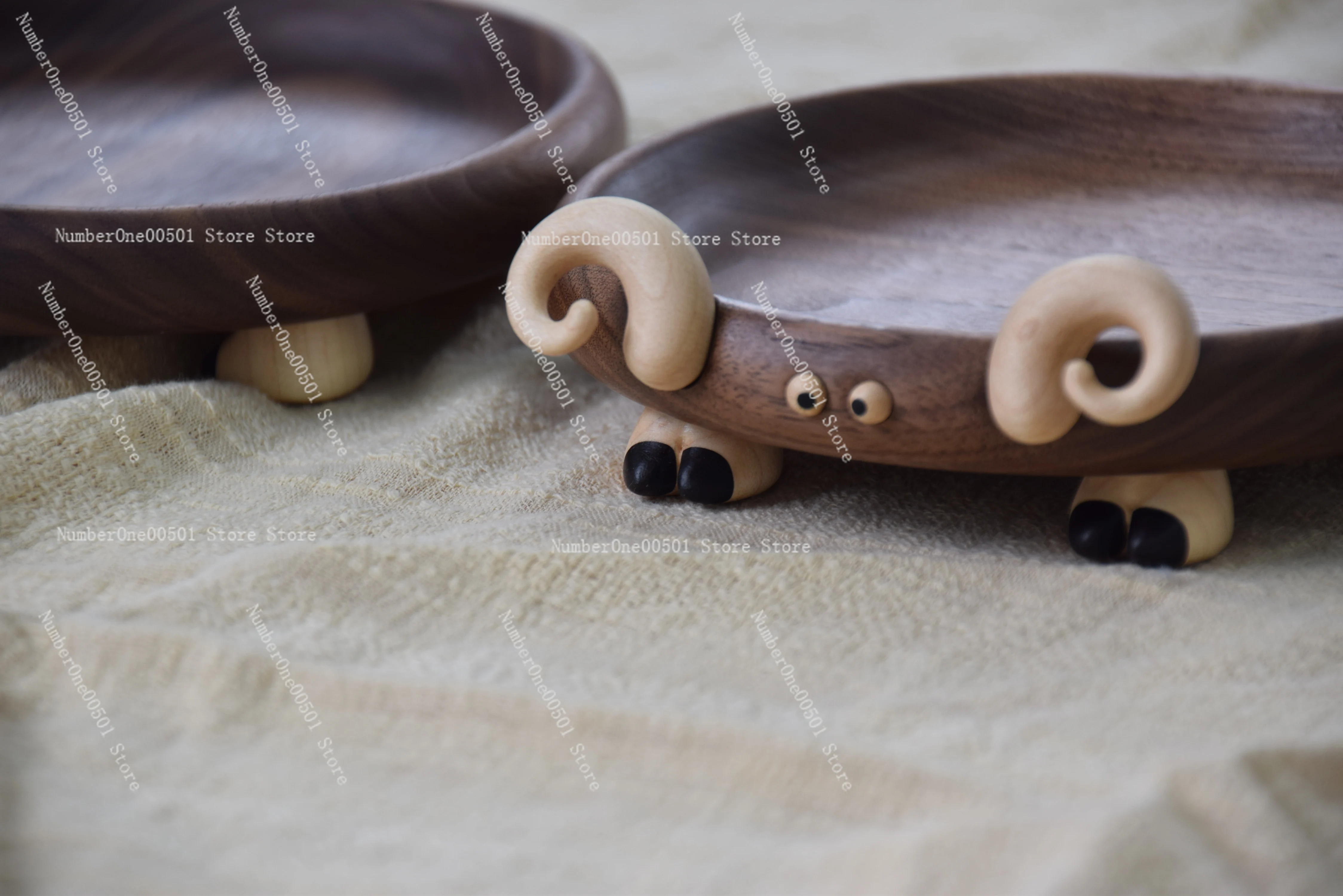 Sheep Shape Tray Desktop Organizer Jewelry Holder Cute Animal Decor Creative Home Decoration Gift Multipurpose Display Tray