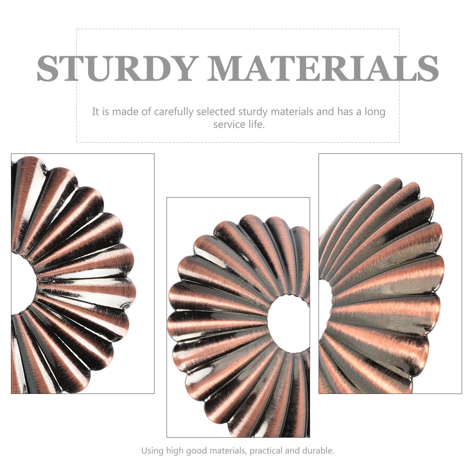 

10pcs Lamp Cover Iron Flower Shaped Table Lamp Gasket For Living Room Bedroom Study Home Decor Lighting Plate Cover