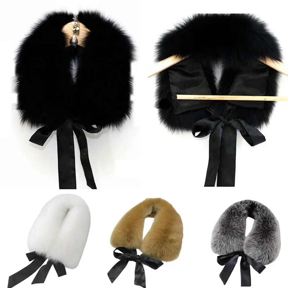 Меховой воротник, меховой шарф, пальто, декор с капюшоном, воротник из меха енота, натуральное пальто енота, шаль, теплая модная зимняя женская утеплитель для шеи