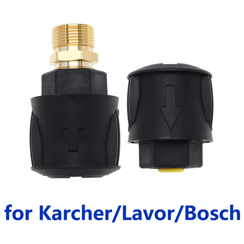 Pressure Washer Hose Connection Adapter Fitting Replacement M22 14mm Internal Thread for Karcher Lavor Bosch Hose