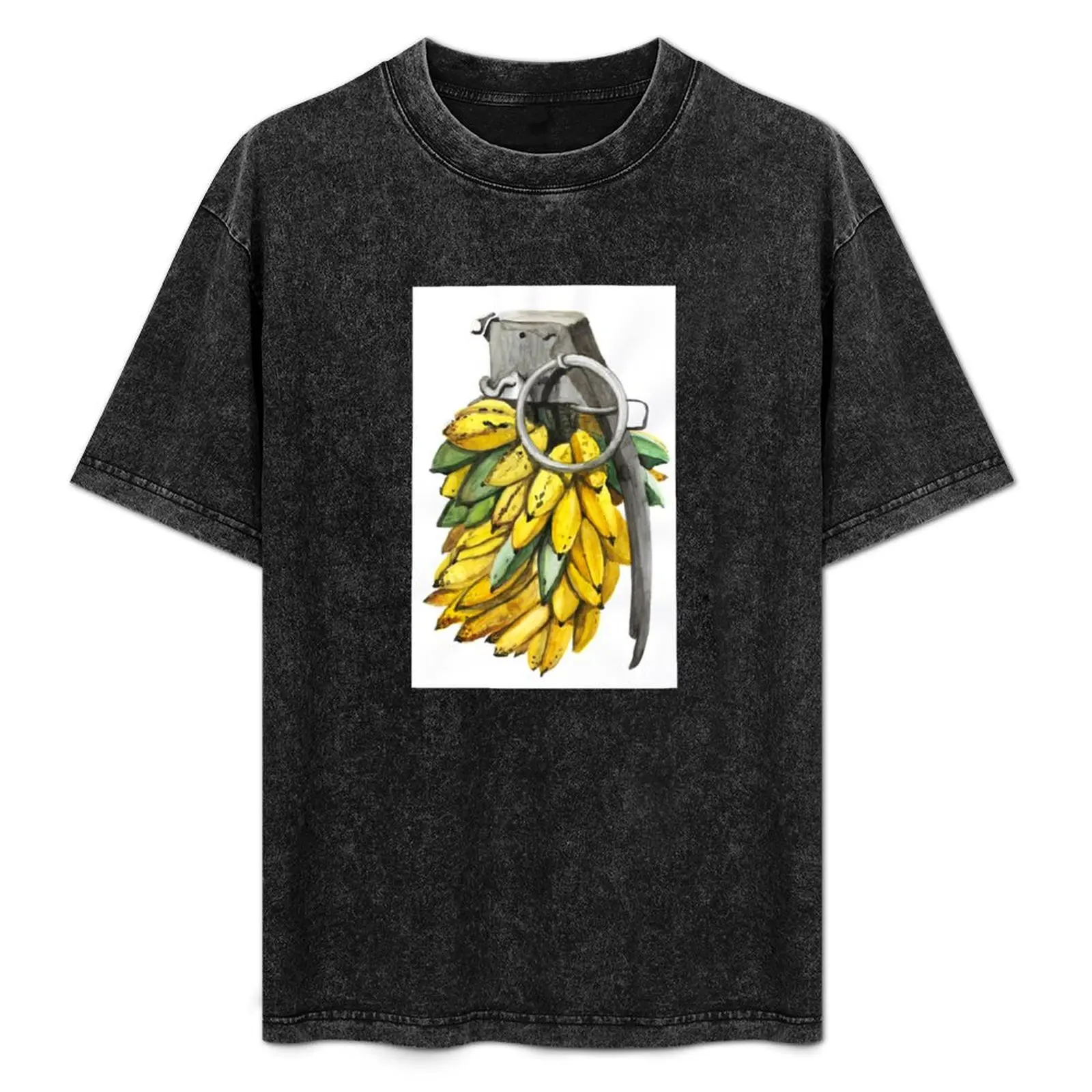 

Banana Boom, Camilo Díaz de Villalvilla T-Shirt Art Pattern Printed Casual Top