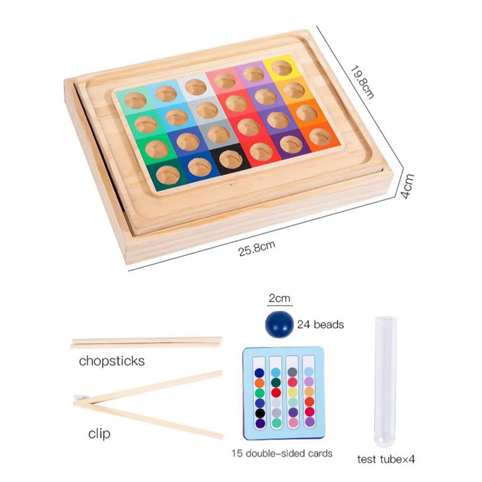 Clip Perlen Reagenzglas Spielzeug Vorschule lernen Spielzeug Regenbogen Clip Perle Puzzle frühe Bildung Spielzeug Farbe Sortier spiel für Kinder Geschenke