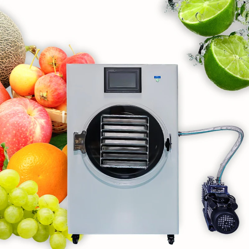 Liofilizador Hine para secagem de alimentos para uso doméstico pequeno - e liofilizador com bomba de vácuo