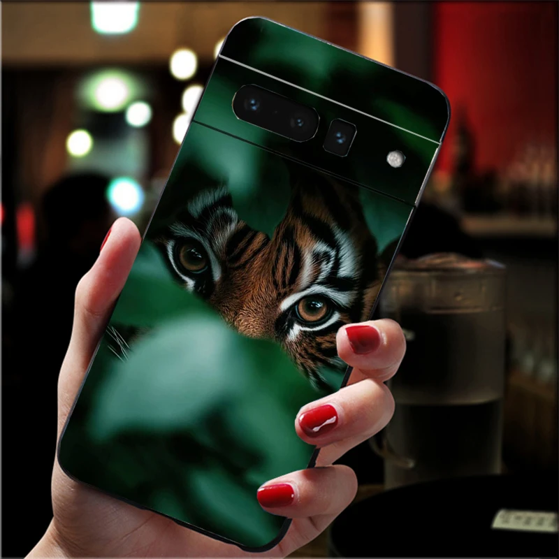 

Tiger Animal Carcasa Funda Phone Case For Google Pixel 10 9 Pro XL 9A 8 7 6 Pro Pixel 8A 7A 6A Pixel 8 7 6 5 Case