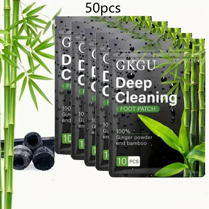 

50 шт. патчи для детоксикации и обслуживания ног | Глубокая чистящая подушечка для ног снимает стресс и помогает расслабить и защитить здоровье.