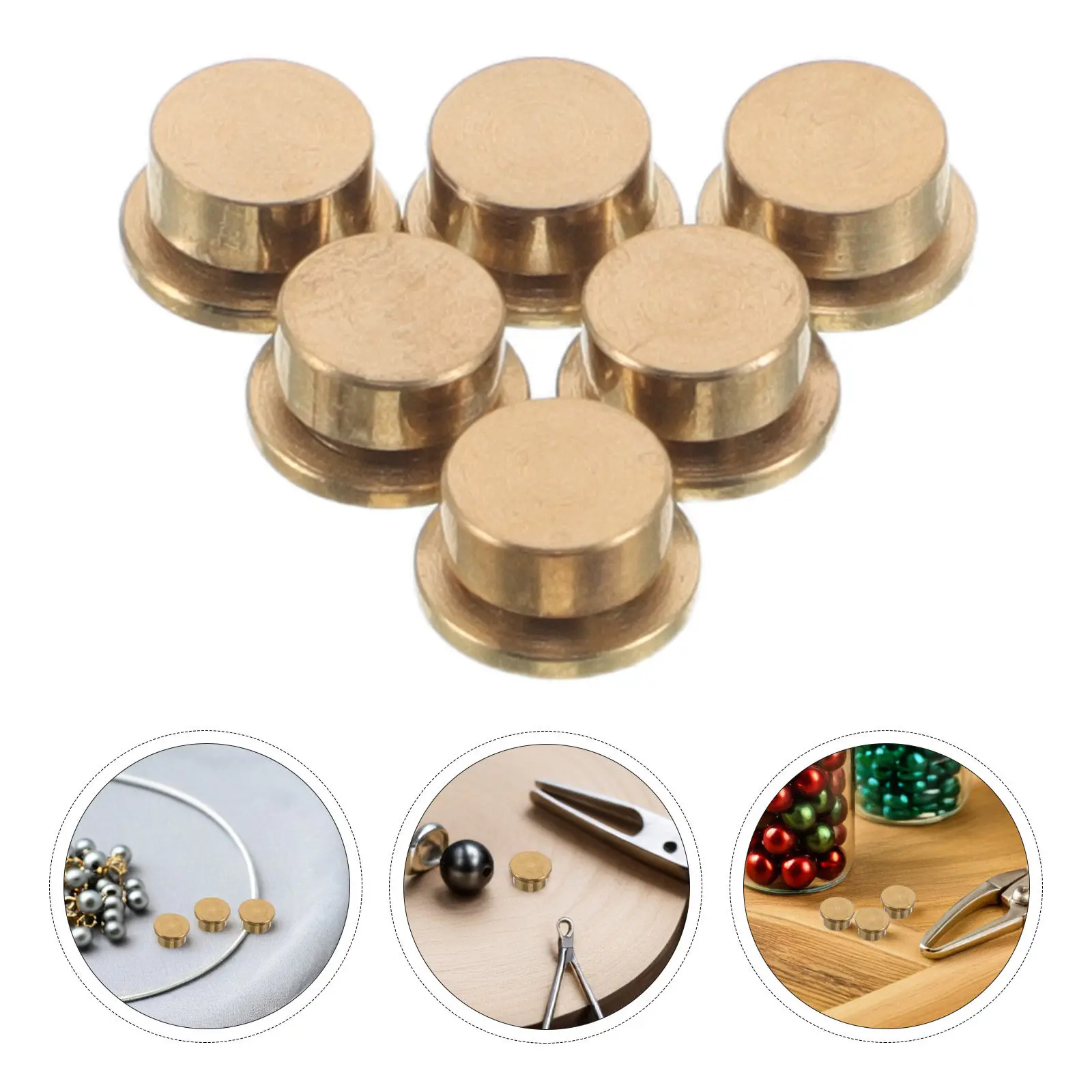 25Pcs Micro Bearings Mini Metal Rotating Bearing Accessories 0.5x0.5x0.25cm Swivel Base for Crafts Jewelry Nail Decoration DIY