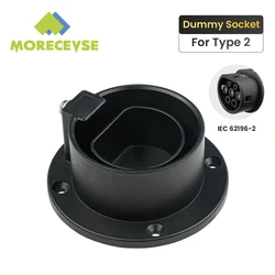 MOREC Level 2 EV Charger Cable Holder for Type2 EVSE IEC 62196-2 Connector Plug Dummy Socket