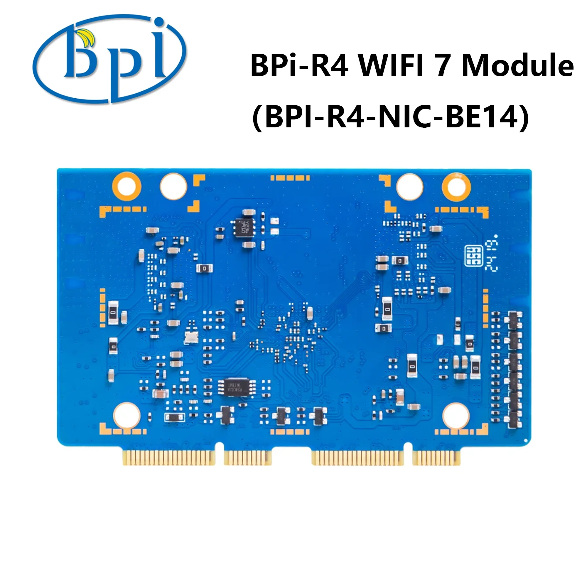 Imagem -02 - Banana pi r4 Wifi7 Module Bpi-r4-nic-be14 Acessórios para Bpi-r4 Antena Opcional