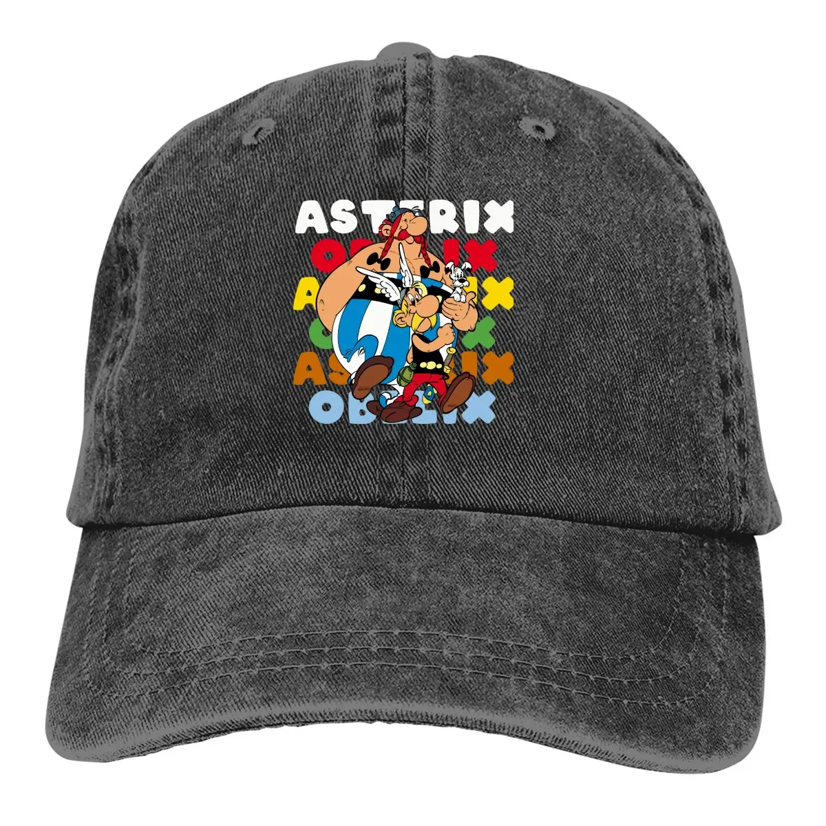 Summer Cap Sun Visor Cartoon Romawi Hip Hop Caps Asterix and Obelix Cowboy Hat Peaked Hats