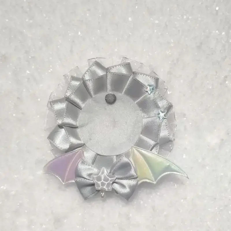 

Luxury Demon Wings Badge Holder & Rosette Ita Bag Decoration Ita Bag Stuffing Accessory Handmade Kawaii Decor