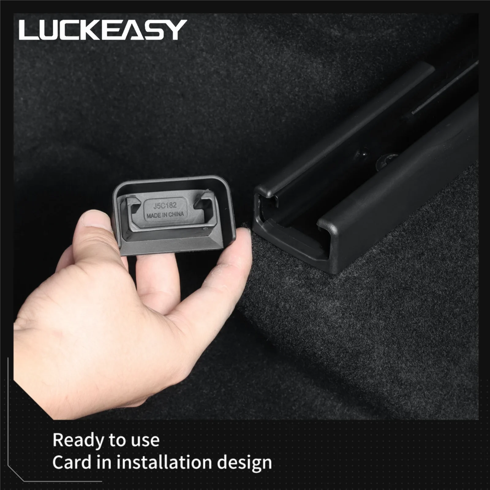 LUCKEASY for Tesla Model Y Juniper/YL/3 Highland 2025 2026 (Not Fit Berlin Version) Car Seat Slide Rail Protection Plug TPE