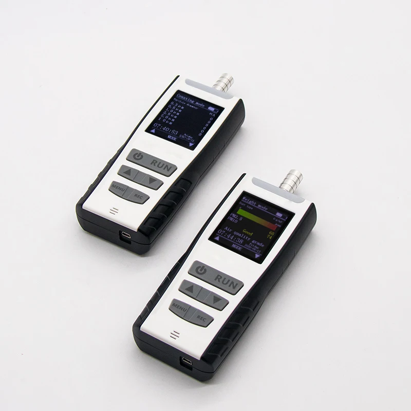 PM0.3/0.5/1/2.5/5/10 Dust Particle Counter 6 Channels Laser Airborne Dust particle Analyzer data logging air partucle analyzer
