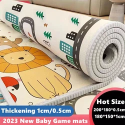 Double-sided Pattern Baby Play Mat Thicken 1/0.5cm Educational Carpets in The Nursery Climbing Pad Kids Rug Activitys Games Toys