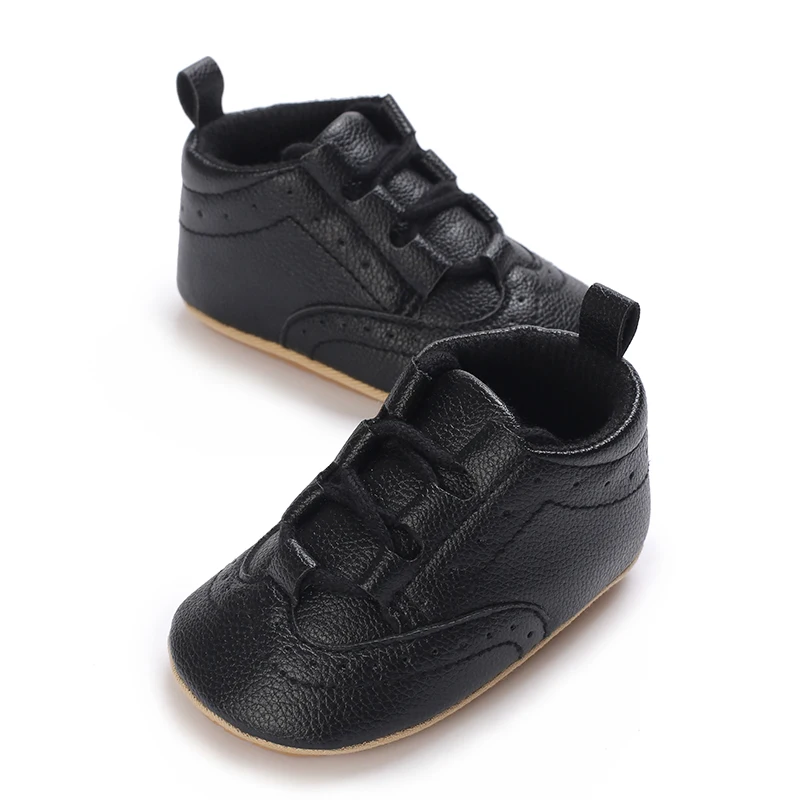 0-18M Neugeborene Baby Jungen Mokassinschuhe Mode Casual Sport Weiß Taufschuhe Weiche Sohle Erste-Schritt-Schuhe – Detail 16
