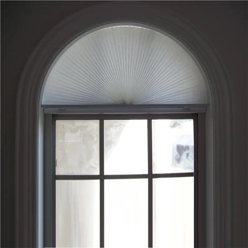 ABZL Semicircular Cellular Shades-Arched Honeycomb Blinds For Custom For Window Shapes