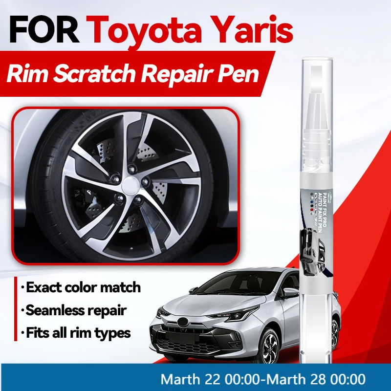 

Car Tool Paint Pen For Toyota Yaris 1999-2025 XP90 XP130 XP210 Paint Repair Pen Touch Up Scratch Remover DIY Auto Accessori