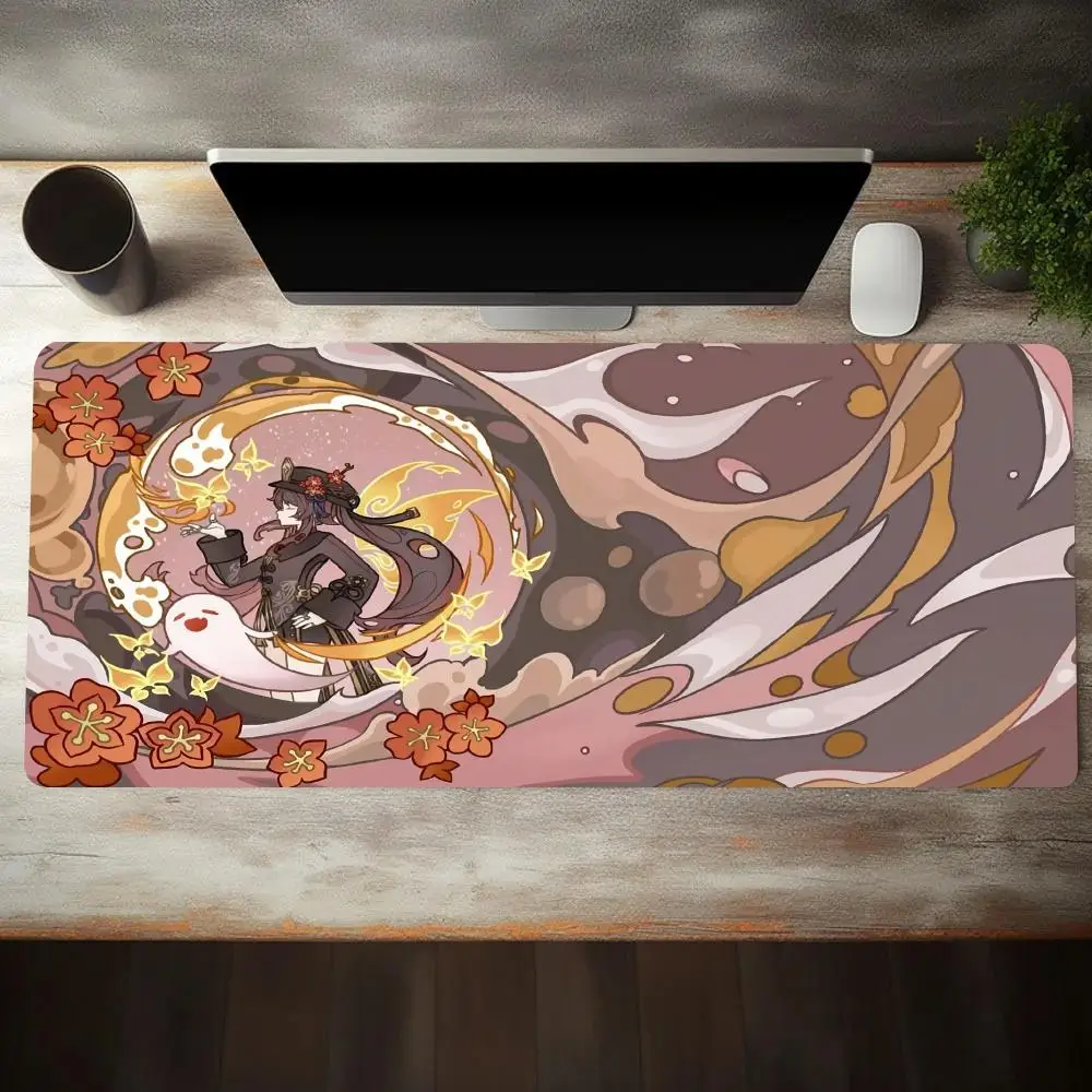 

Genshin Impact Character Mouse Pad Large Computer Office Game Table Mat XXL Rubber Anti-slip Stitch Keyboard Mats Long Desk Pads