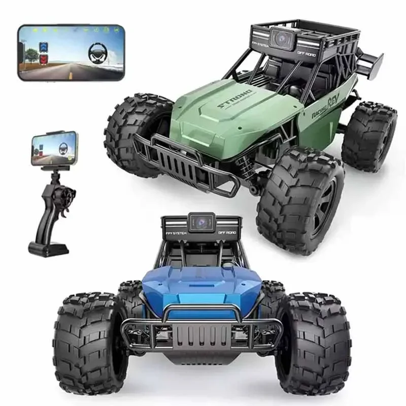 RC Car com rádio alto-falante para adultos, longo alcance, voz em tempo real, 5G, Wi-Fi, brinquedo drift, câmera 1080p, FPV, presentes de Natal