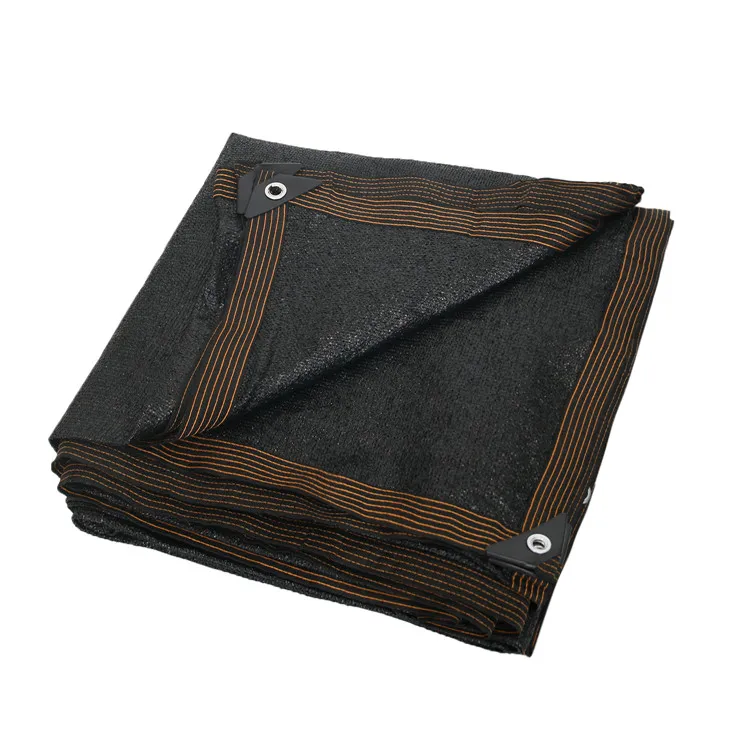 2025年工場直送 高品質 ブラック サンシェードネット バルコニー 中庭 温室 農業用 遮光ネット