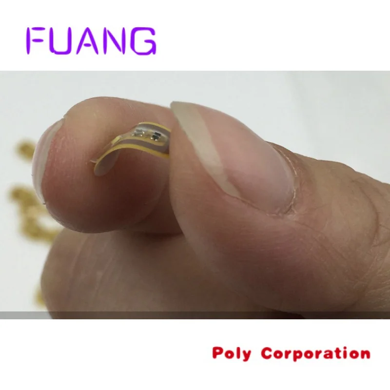 Custom  13.56 Mhz LED Flashing NFC 213 Nail Chip Tag/RFID Nail Stickers