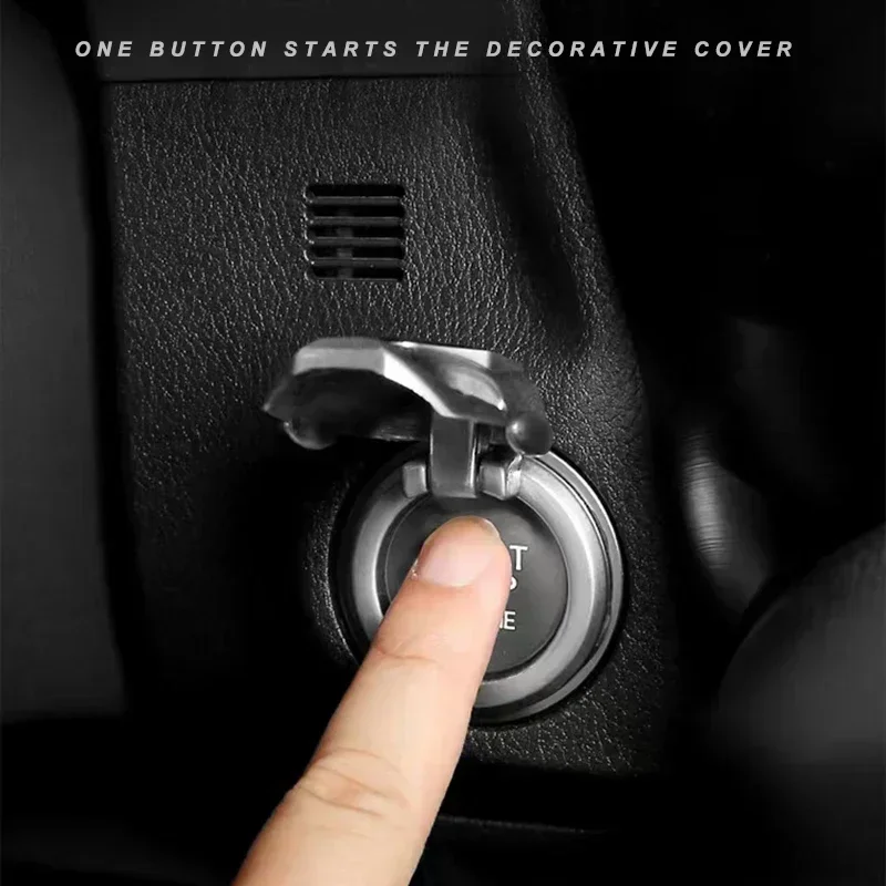 Car One-Click Start Buttons Protective Cover Decoration For Peugeot 407 508 2008 5008 307 308 3008 206 207 208 107 106 205 4008