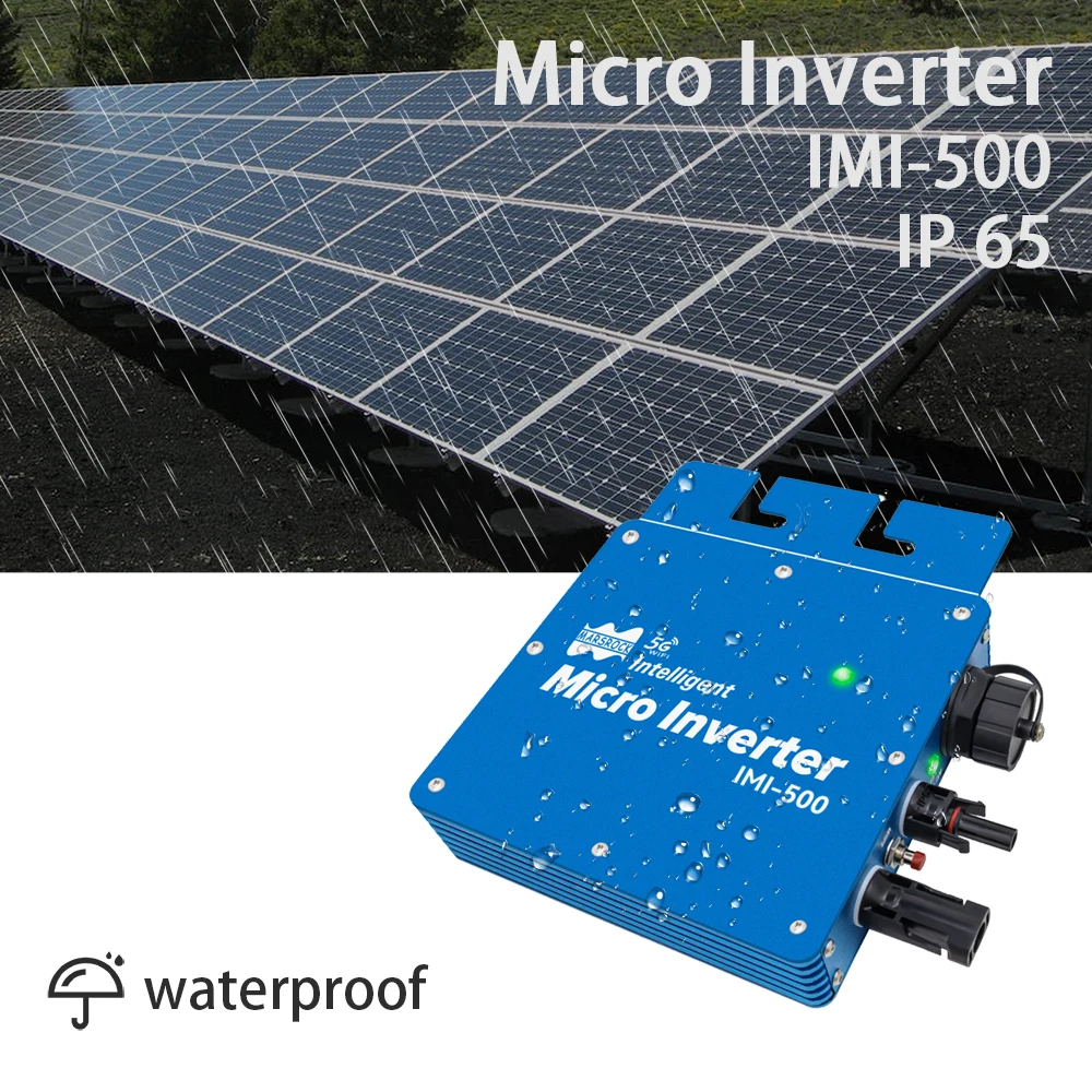 Imagem -06 - Inversor Solar Inteligente 500w Entrada 2250vdc Microinversor Grid Tie com Função Wifi para 120vac ou 230vac Home Grid