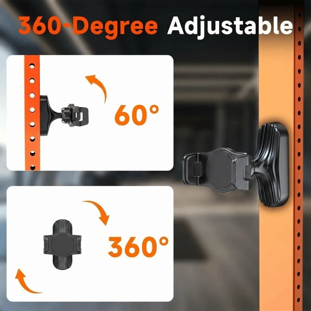 

360° Adjustable Retractable Magnetic Phone Holder Magnetic Mount Portable Phone Holder Clamp Adjustable Adjustable Phone Stand