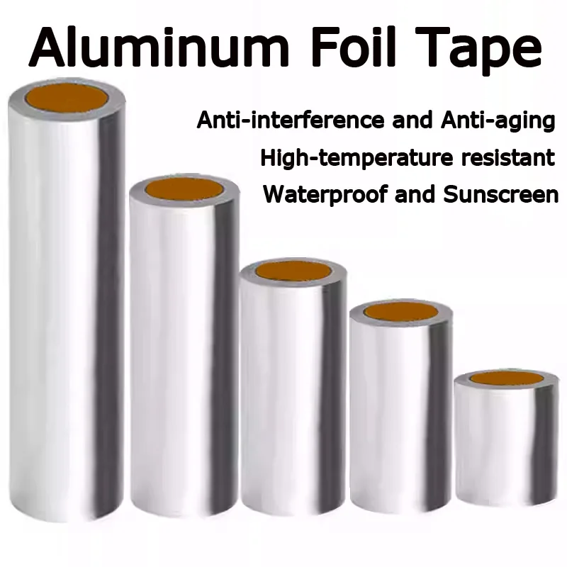 

Waterproof and sun-resistant aluminum foil tape, high-temperature resistant, for air conditioning water pipes, solar pipes, leak
