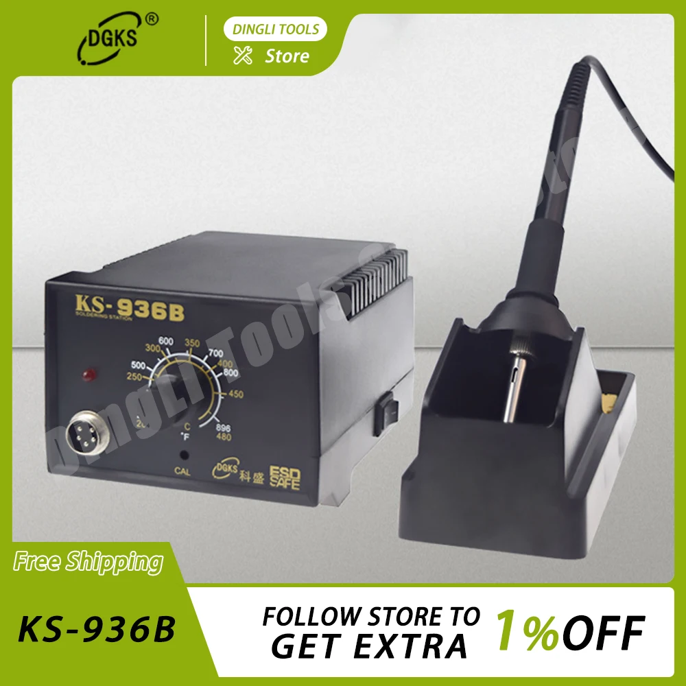 

Dgks Ks-936b Anti-Static Welding Platform 110v Constant Temperature Electric Iron Soldering Welding Station Sets Custom Tools