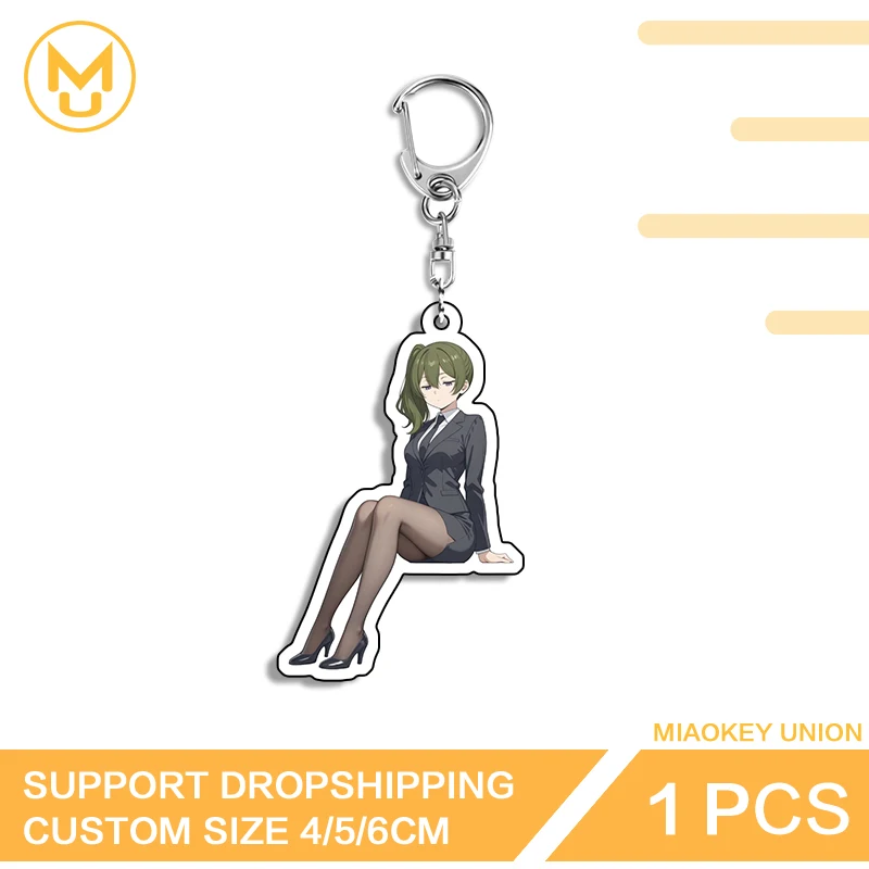Ubel Ahegao Bikini Enchanting Lively Car Keyring Pocket Pussy Handbags Wallets Hanging Ornament Multi Function Durable Keyring