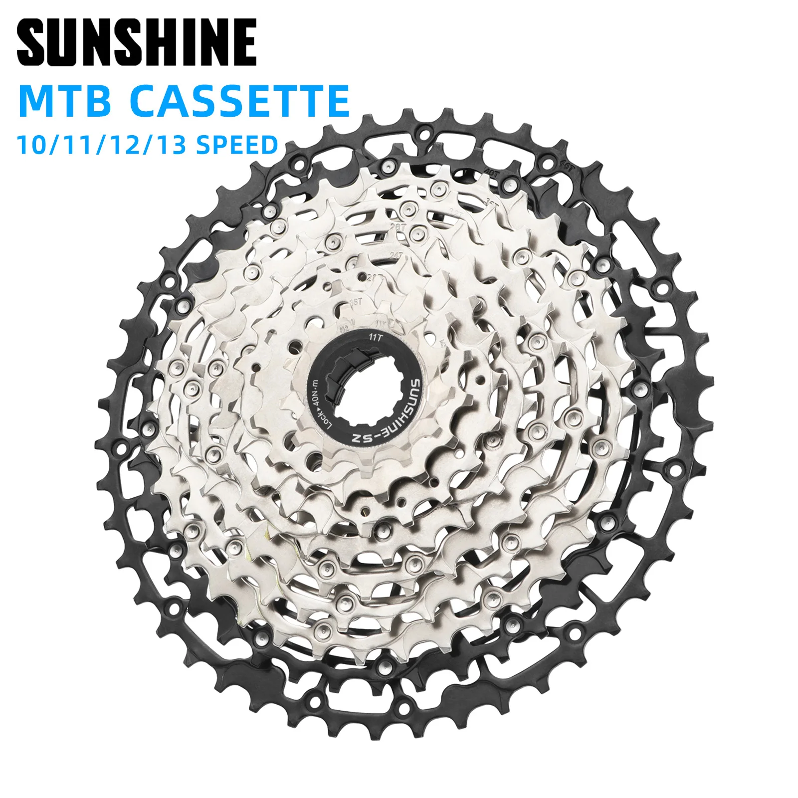 AliExpress MEROCA SUNSHINE Mountain Bike Cassette 10/11/12/13 Speed For SHIMANO HG 11-42T 11-46T 11-50T Ultra-Light Mtb 12V 11S Bicycle Cassette