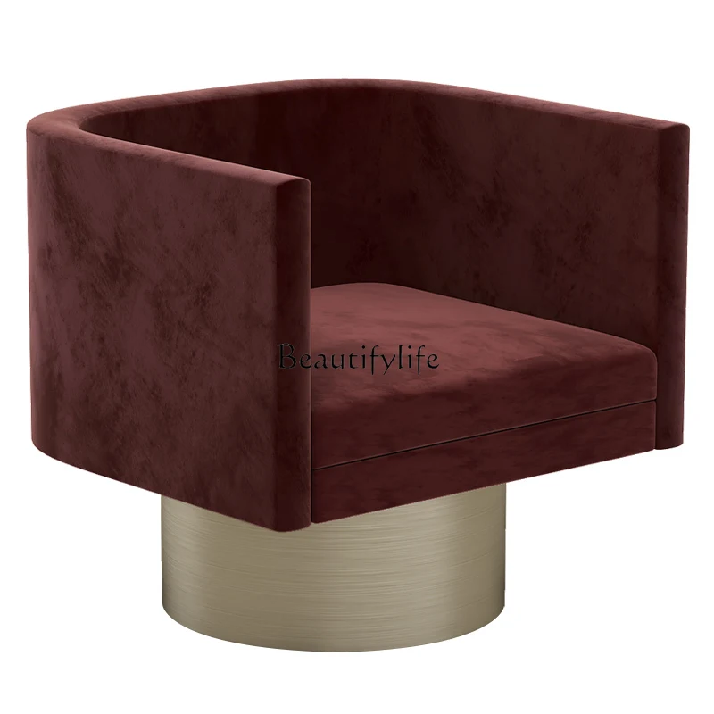

Single Sofa Chair Light Luxury Modern Minimalist Fabric Leisure Chair