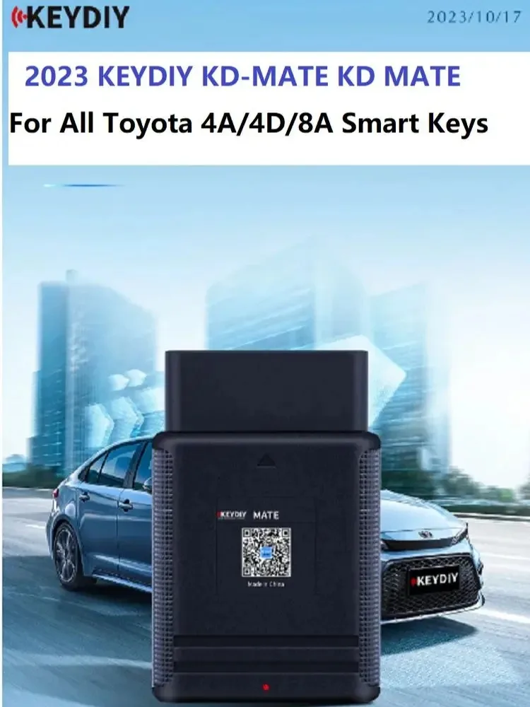 CN007262 KD MATE OBD + FCC14FCF For Toyota Land cruiser Prado 2018 Smart Remote Key 8A chip 433MHz PN 89904-60L80