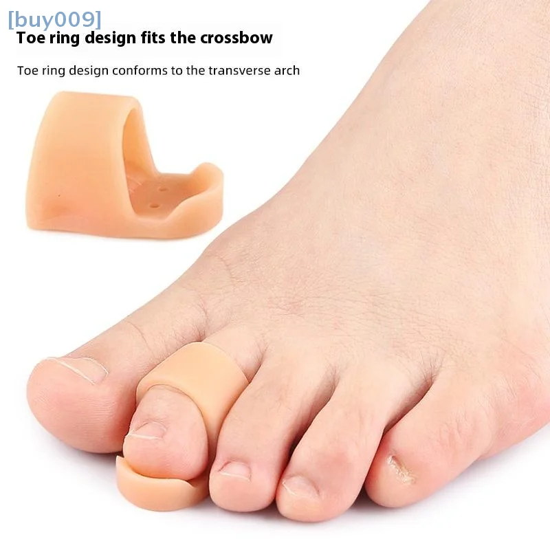 1 زوج قابلة لإعادة الاستخدام فاصل أصابع القدم الإبهام مصحح الورم ليتل تو حامي أروح العناية بالقدم الإغاثة منصات قدم الرعاية باديكير