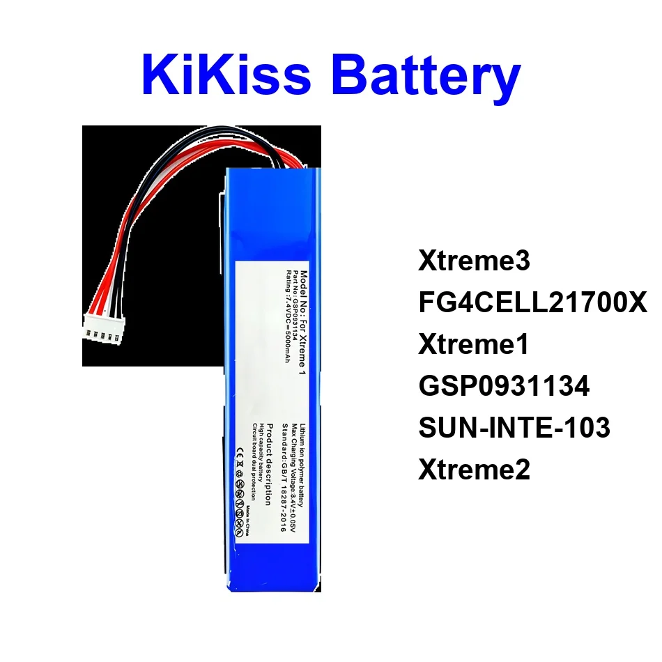 

Аккумулятор с длительным сроком службы FG4CELL21700X XTREME2 FG4CELL21700X 0-10000 мАч для JBL Xtreme 2, INR1966-2, 1, 2, 3, 4 Speaker