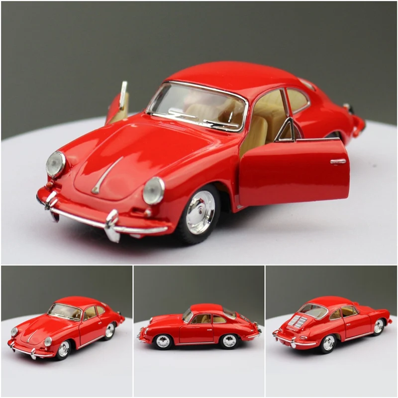 

1:32 Porsches 356B Carrera Coupe модель автомобиля из сплава Литые металлические классические автомобили модель автомобиля имитация коллекция подарки для детей