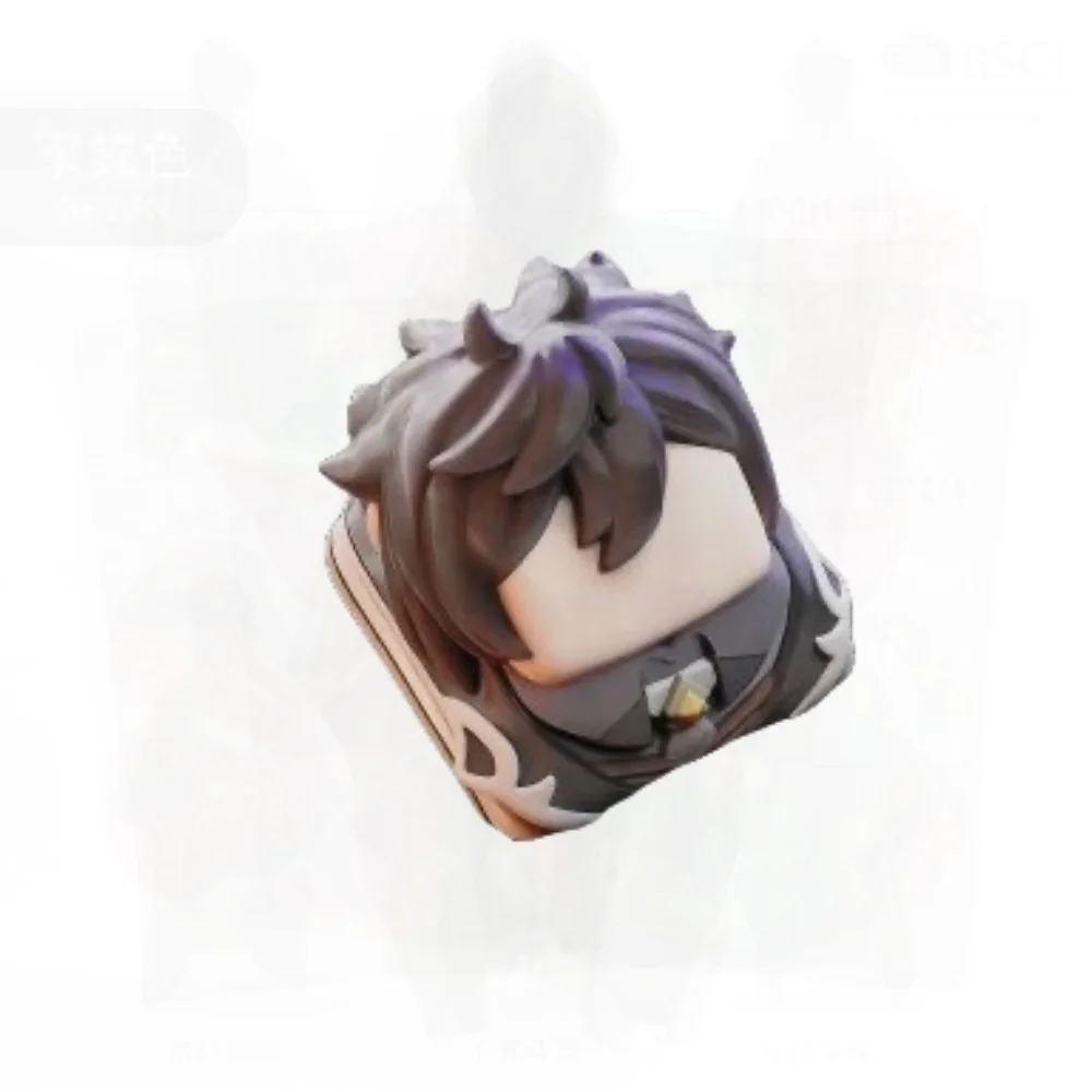 

3D-клавиатура из смолы в стиле аниме-оригинальная тема Бога, вторичная персонализированная клавиатура для механической клавиатуры, совместимая с беспроводной мышью