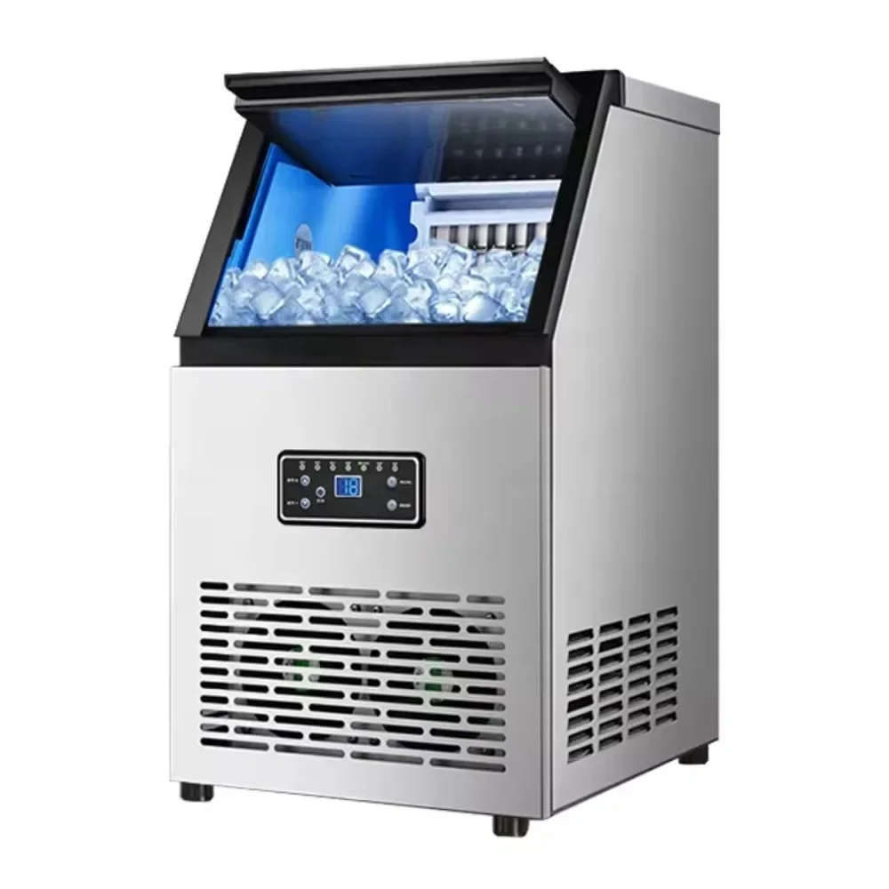 Ice Machines Stainless Steel 40kg Automatic Home Commercial Ice Cube Block Making Machine Ice Maker