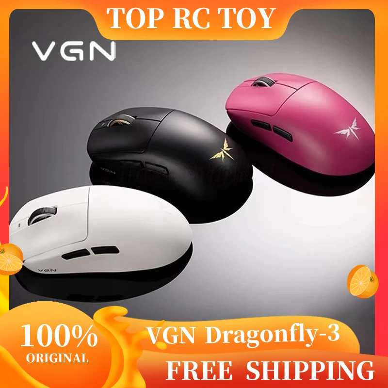 

VGN Dragonfly 3 Ultimate Pro Max Tri Mode Wireless Gaming Mouse Lightweight Low Delay Esports For Valorant PC Professional Gamer