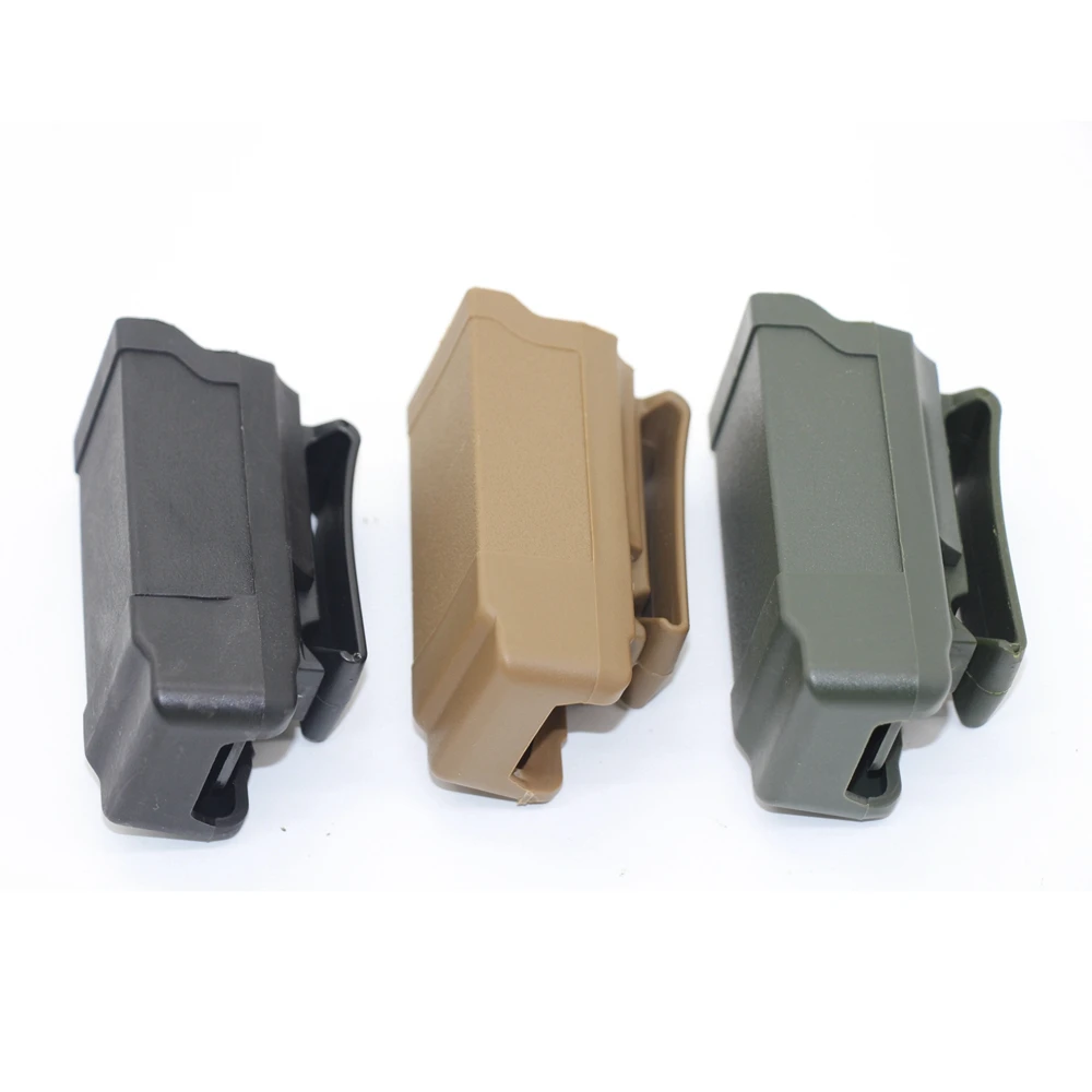 9mm Hunting Magazine Pouch Tactical Gun Holster Magazine Holder Quick Release Belt Clip Holster for Belt Drop Leg Platform