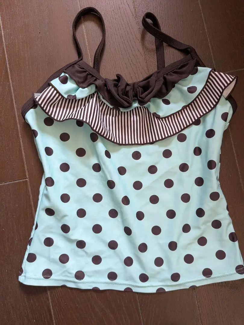Y2K Spice Girl two-piece suit, polka-dot bow decoration, slim camisole, short pleated skirt, Spring/Summer fashion casual suit view 5
