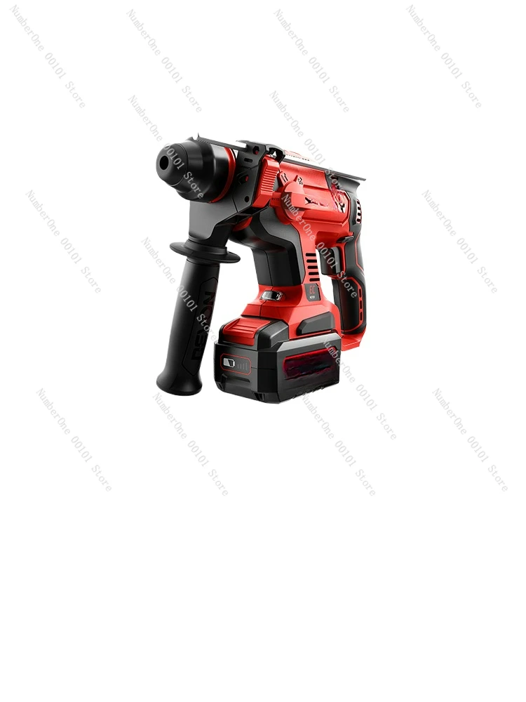 Lithium Battery Rechargeable Electric Hammer Light Handheld Brushless Impact Drill Variable Speed Hammer Drill Tool