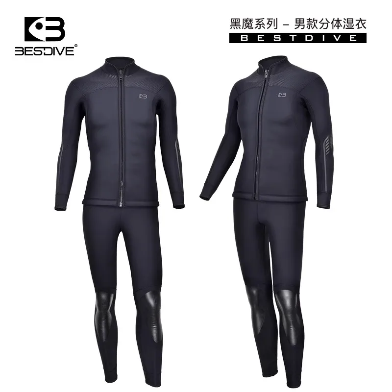 BESTDIVE 3.5/5mm Black Magic series scuba split body diving suit wet suit men's and women's diving suits