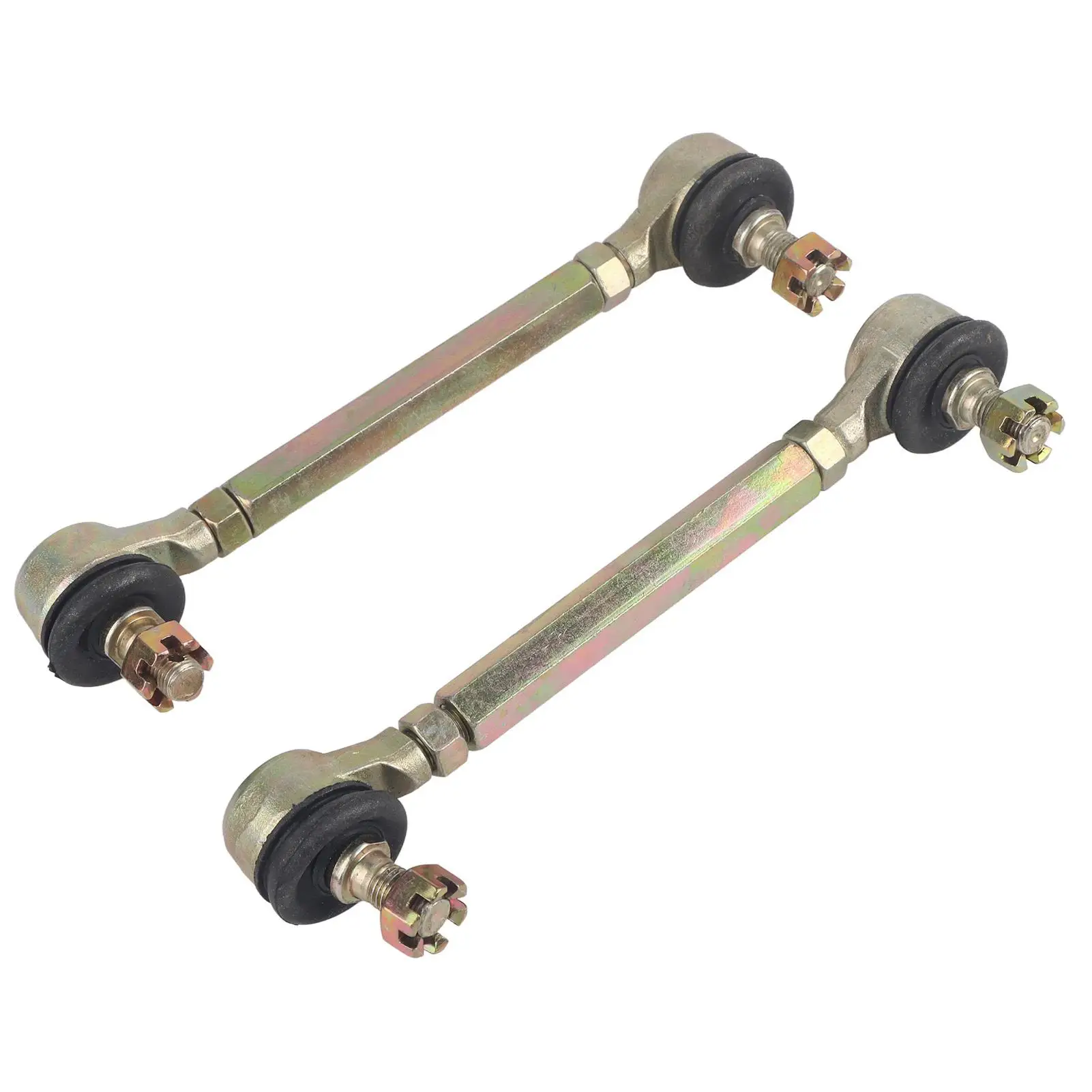 

1 Pair 10mm/0.39in Tie Rod End Ball Joiner Fit for 15 cc 25 cc Quad Dirt Bike ATV TA Stainless Steel Accessory