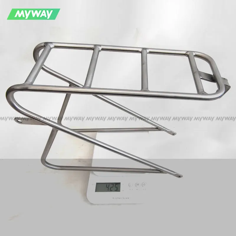 

Передний багажник из титанового сплава для гравийных и горных велосипедов, передняя велосипедная стойка для путешествий, аксессуары для велосипедов, 26/27.5/29/700C