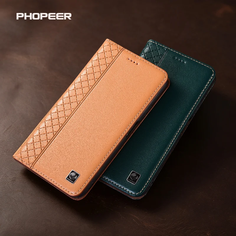 Luxury Genuine Leather Case for Samsung Galaxy M23 M33 M53 M55 M22 M55s M34 M54 M07 M17 Napa Pattern Inner Grid Phone Case