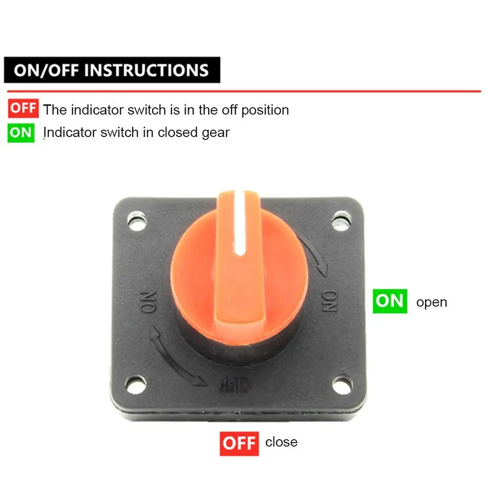 Interruttore isolatore batteria automatico 12V 36V 24V isolatore di alimentazione principale per Auto Disconnect Cut Off Kill Switch per RV Boat