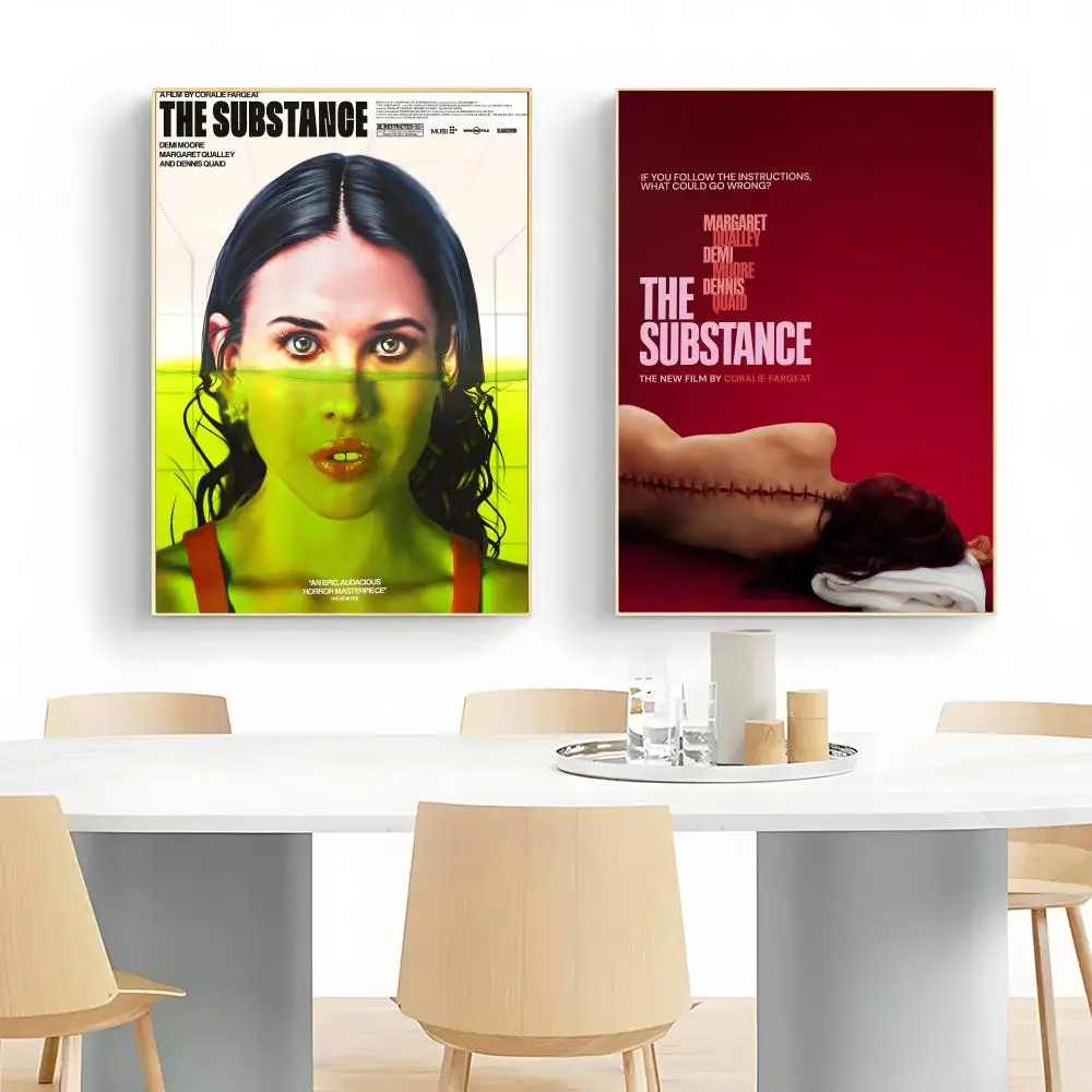 Mind-Bending Horror Movie The S-SUBSTANCE Poster Wall Art Print Poster Decorative Mural Home Decor Gift Unframed